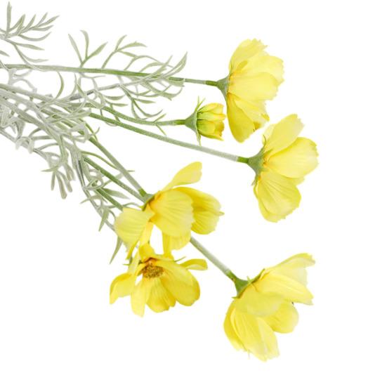 Yousheng Artificial Cosmos Flowers 23  Faux Silk Cosmos Flower Stem Fake Flower Arrangements for DIY Wedding Bouquets Home Office Table Vase