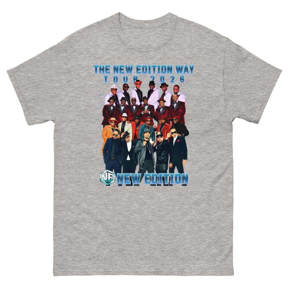 New Edition Band The New Edition Way NE4Life 2026 T Shirt Size S-5XL XXL