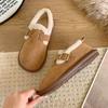 Autumn Winter Women Shoes Casual Flat Shoes Women Moccasins Soft Loafers Fashion Warm Plush Shoes