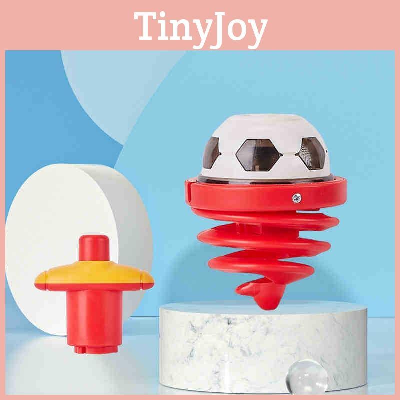 Light Up Music Spring Football Spinner For Kids Parentchild Interactive Toy