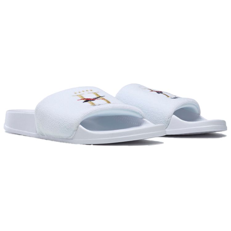 Reebok Klasické Šľapky Zlatý Štítok Ploché Pohodlné Šľapky Unisex Obuv Biela FY3078