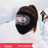 Autumn/Winter Warm Full-Face Mask & Goggles: Thickened Cold-Wind, Dust, and Ear Protection for Outdoor Cycling (Unisex)