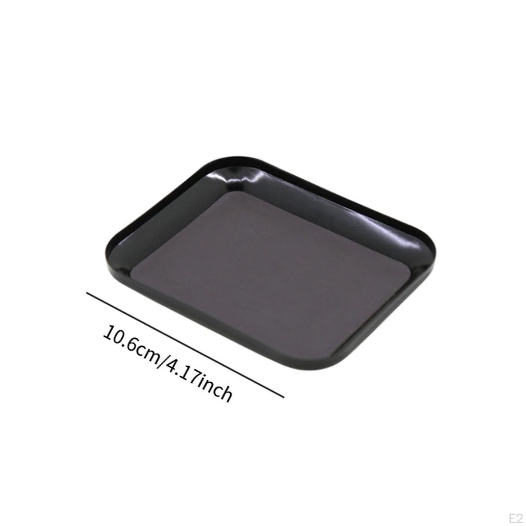 Small Parts Tray Holder Organizing Storage Plate Model Bowl for Socket Screw Nuts, Washers
