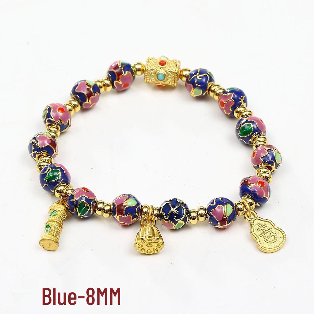 Cloisonné Bracelet - Valentine's Day & Birthday DIY Gift, Ethnic Style Jewelry