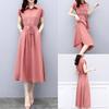 2025 Summer Loose Fit Elastic Waist Dress