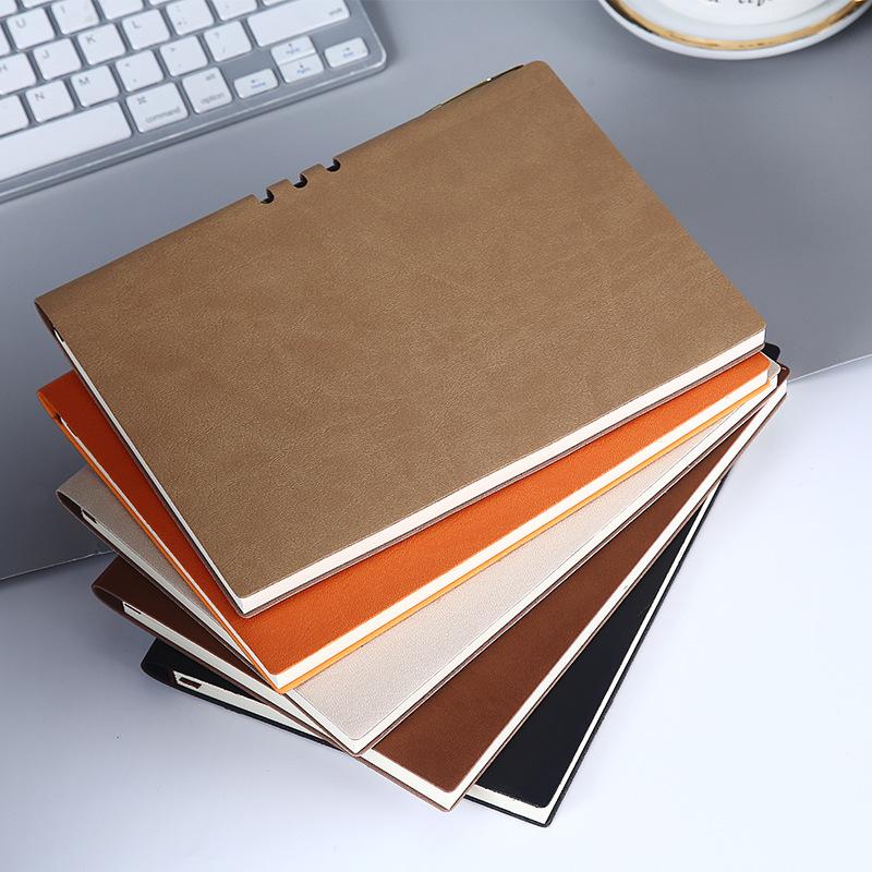 A5 Individuelles weiches Notizbuch aus hohlem Schafsleder mit Logo