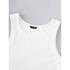 Toochki Tops for Woman Spandex Top Crop Short Western for Jeans Sleeveless Stretchable