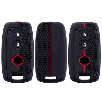 Silicone Car Remote Key Case Cover Holder For Suzuki Grand Vitara SX4 S-Cross XL-7 Kuyucha Sch4 Swift 2007-2010