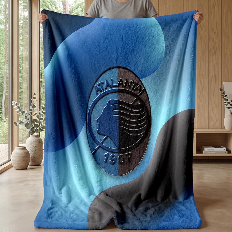 Atalanta FC Soft Flannel Fleece Blanket Lightweight Cozy Warm Throw Blanket For Sofa Bed Home Decor