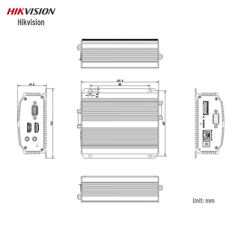 Hikvision Single Channel 4K HDMI Audio/Video Encoder CN Plug (adapter Included)