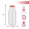100x Winnie the Pooh Juice Bottle 330ml + GLASS JUICE BOTTLE LID 330ml