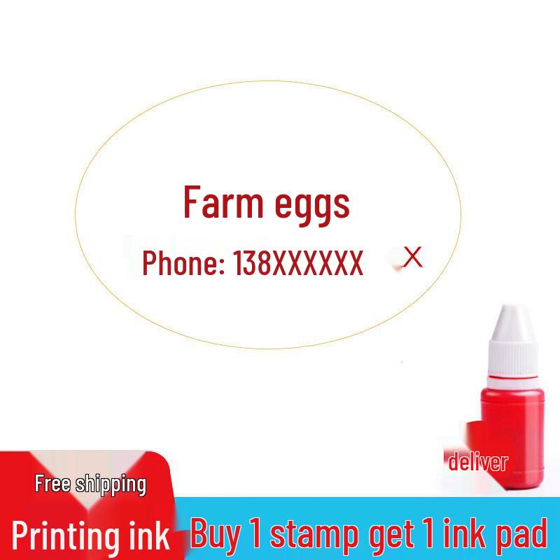 Egg Stamp for Branding: Duck, Goose, Quail