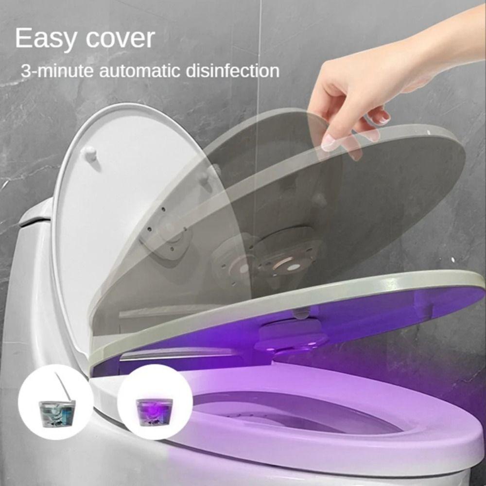 Plastic Ultraviolet Sanitizer Lamp White Toilet Disinfection Lamp Toilet UV Lamp Home