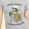 Funny Banana Skeleton Shirt | A Banana a Day Keeps the Skeletons Away Tee | Cute Skull Humor Shirt | Food Pun Shirt | Novelty Graphic Tee