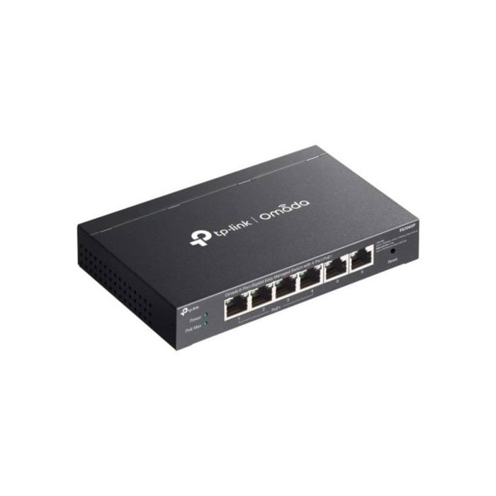 TP-Link ES206GP Switch Gigabit 6 porte (4 PoE+) 65W Nero Easy Managed