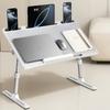 Oatsbasf Laptop Holder for Bed Multifunctional Tablet Stand Phone Holder Foldable Book Stand for Reading Height Angle Adjustable