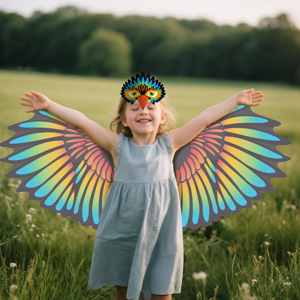 Umhang Weiche Und Flexible Kopfbedeckung Cosplay Kostüm Party Und Verkleiden COSplay Dekoriert Vogelumhang