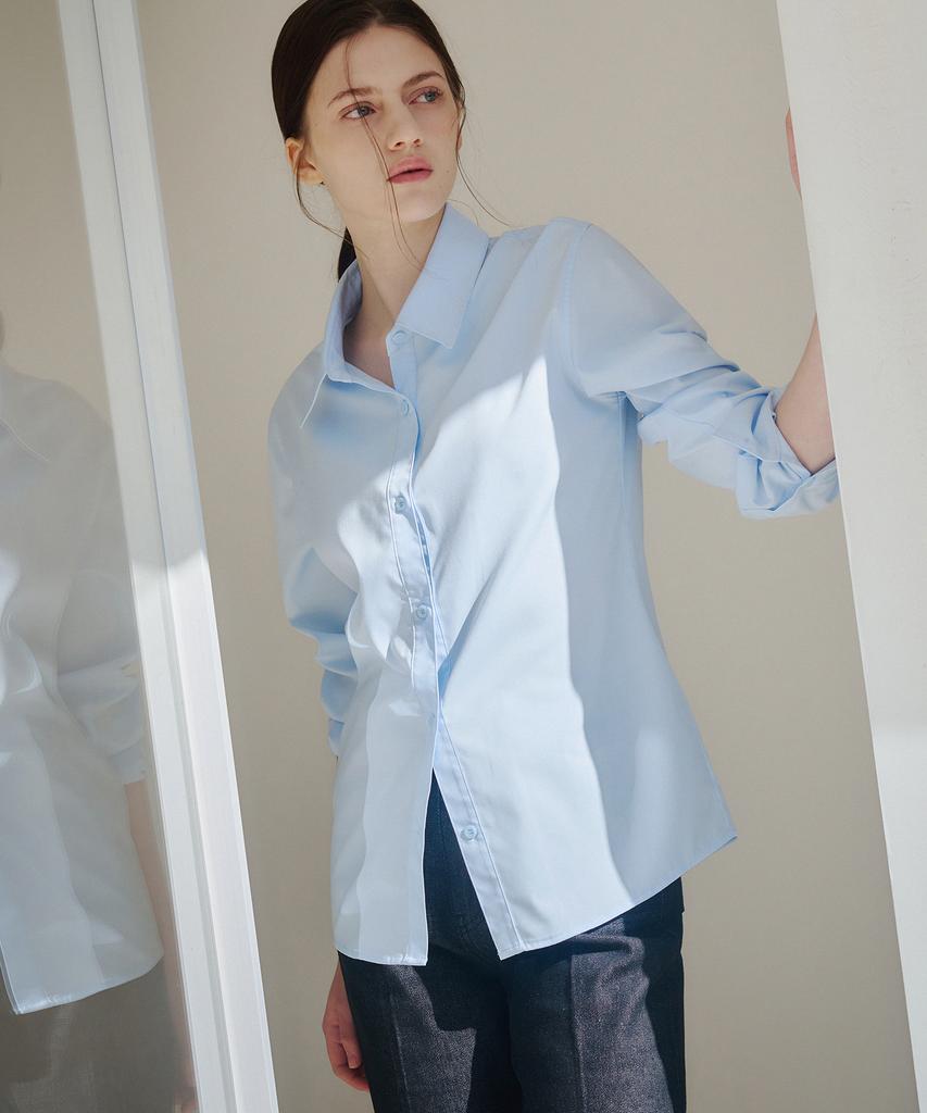Deuloupisumeon Wrinkle-Free Slim Line Shirt [White]