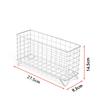 Metal Coffee Capsule Holder for K Cup,Square Wire Espresso Pod Organizer,Desktop Storage Basket for Kitchen,Pantry,Cafe,Bathroom