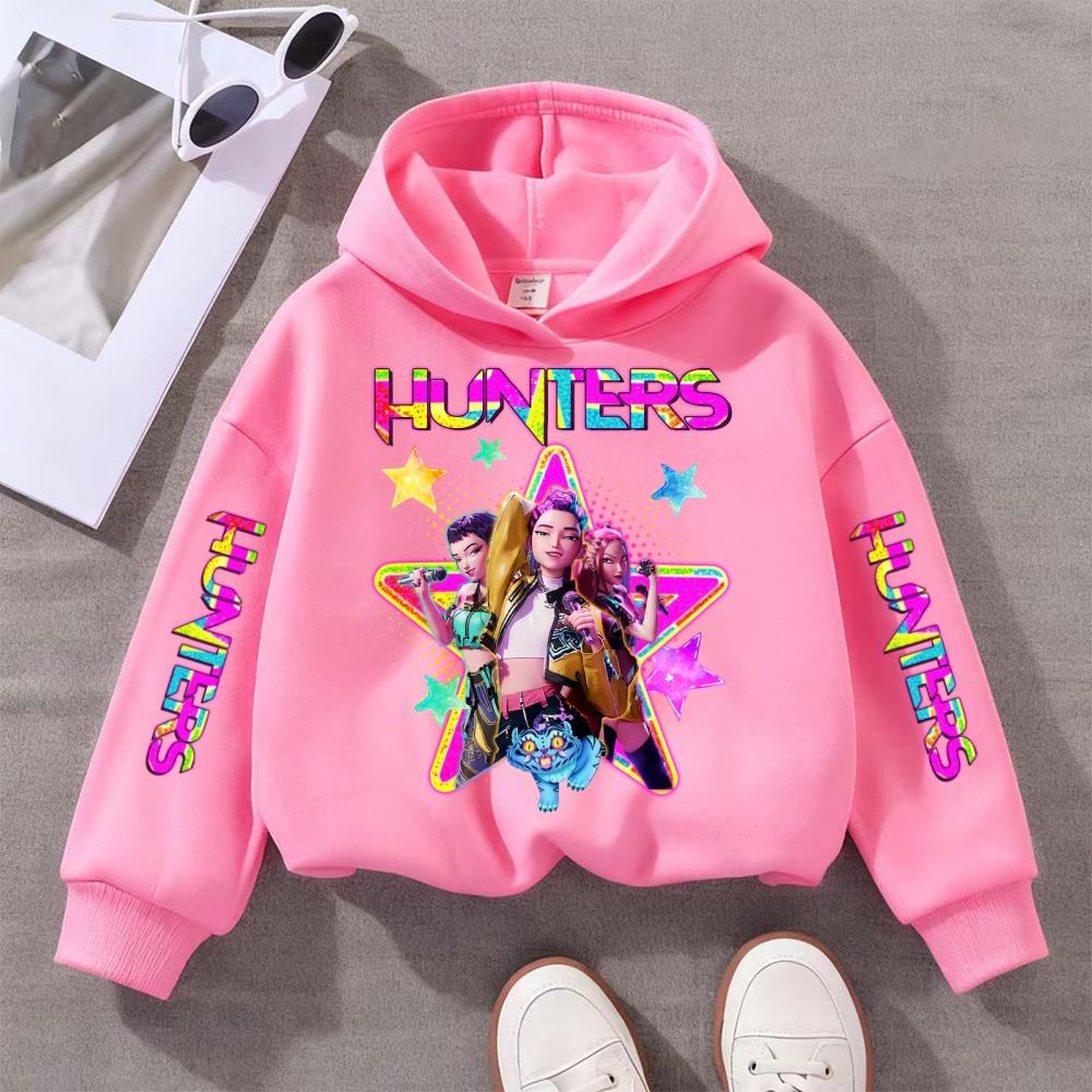 Fashion Children's Clothing Cartoon Printed Sweatshirt Casual Comfort Hoodie Girls