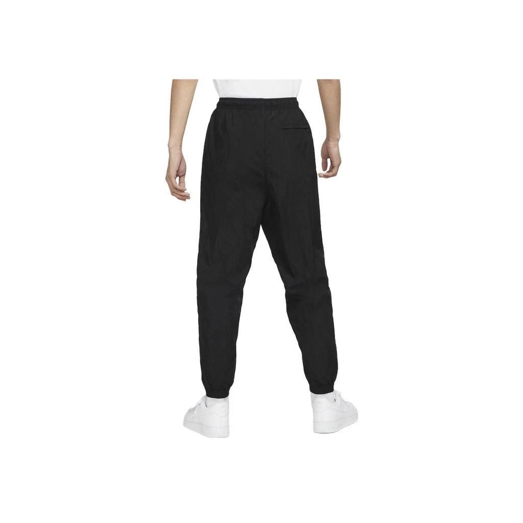 Nike Sportswear Woven Track Pants Black White Men DV1362-010