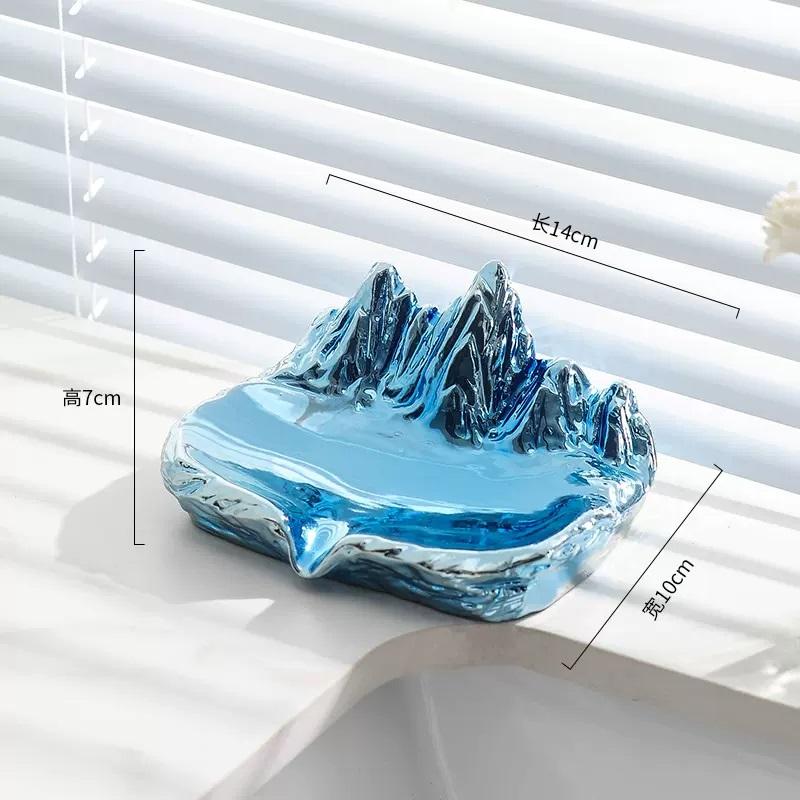 

Керамическая коробка для мыла, высококачественная модная коробка для сливного мыла, бытовая мыльница для ванной комнаты, бытовое мыло для туалета, кронштейн для мыла D