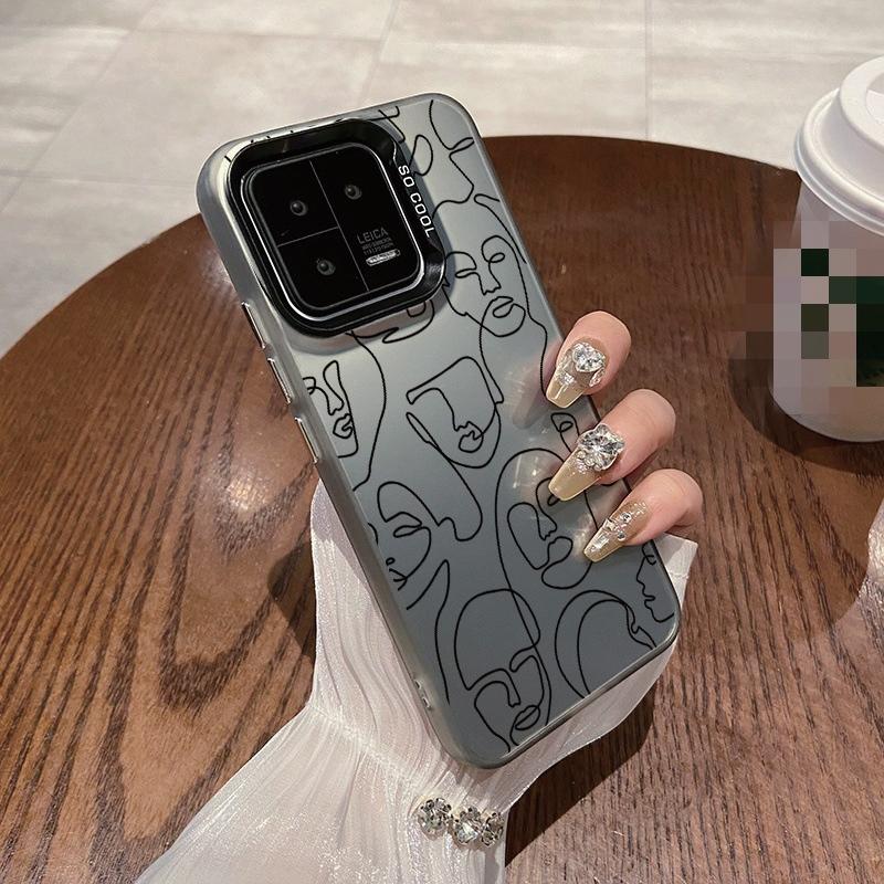 

Чохол для телефону Lines Patterned Anti-drop Phone Case For Samsung S24 S23 A55 A35 Xiaomi Redmi 13C Poco C65 iPhone 15 Huawei Honor Протиударний захисний чохол-бампер Honor 70