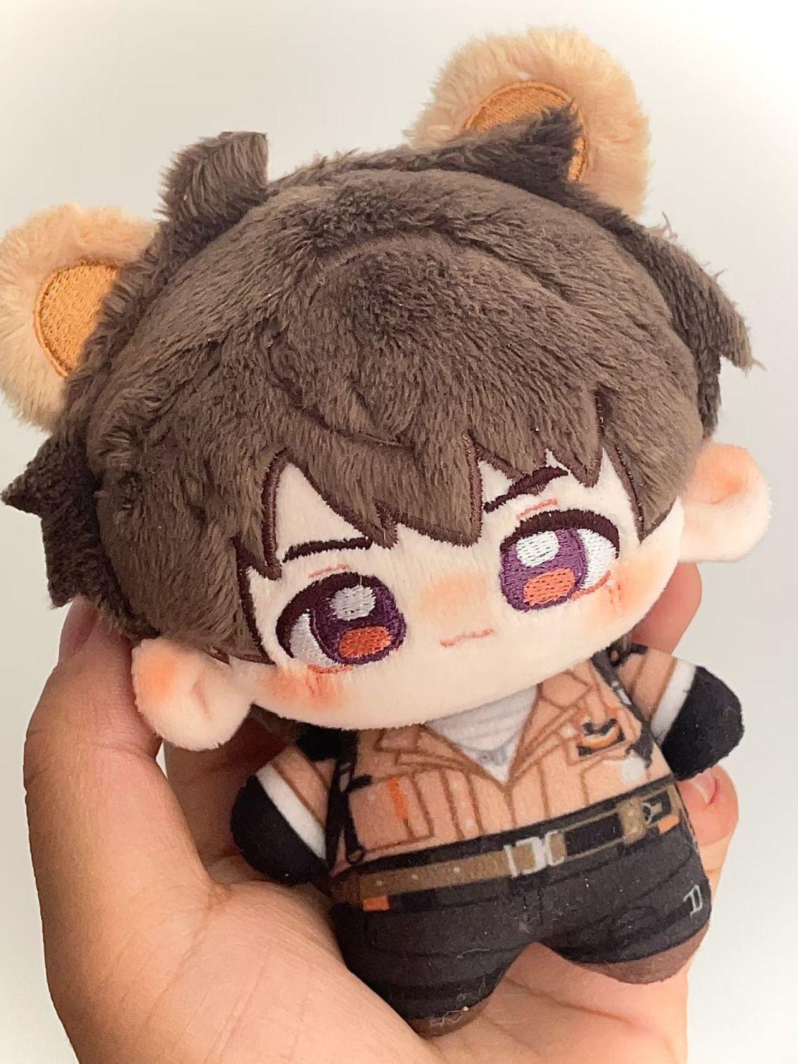 10cm Kawaii Liefde En Diepe Ruimte Pluche Poppen Speelgoed Nunu Lichaam Piloot Caleb Gevuld Pluche Katoenen Poppen Game Randapparatuur Fans Cadeau 10cm