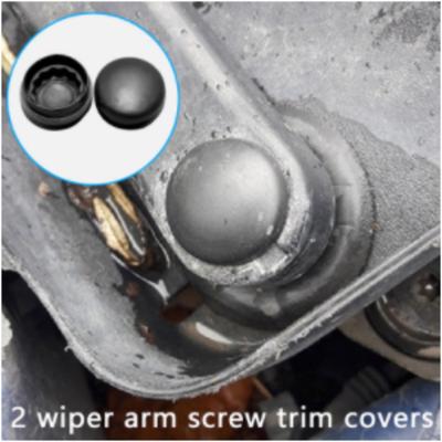 2pcs Suitable for Volkswagen Passat Golf Jetta New Tiguan Front Windshield Wiper Arm Nut Cap Bolt Cover
