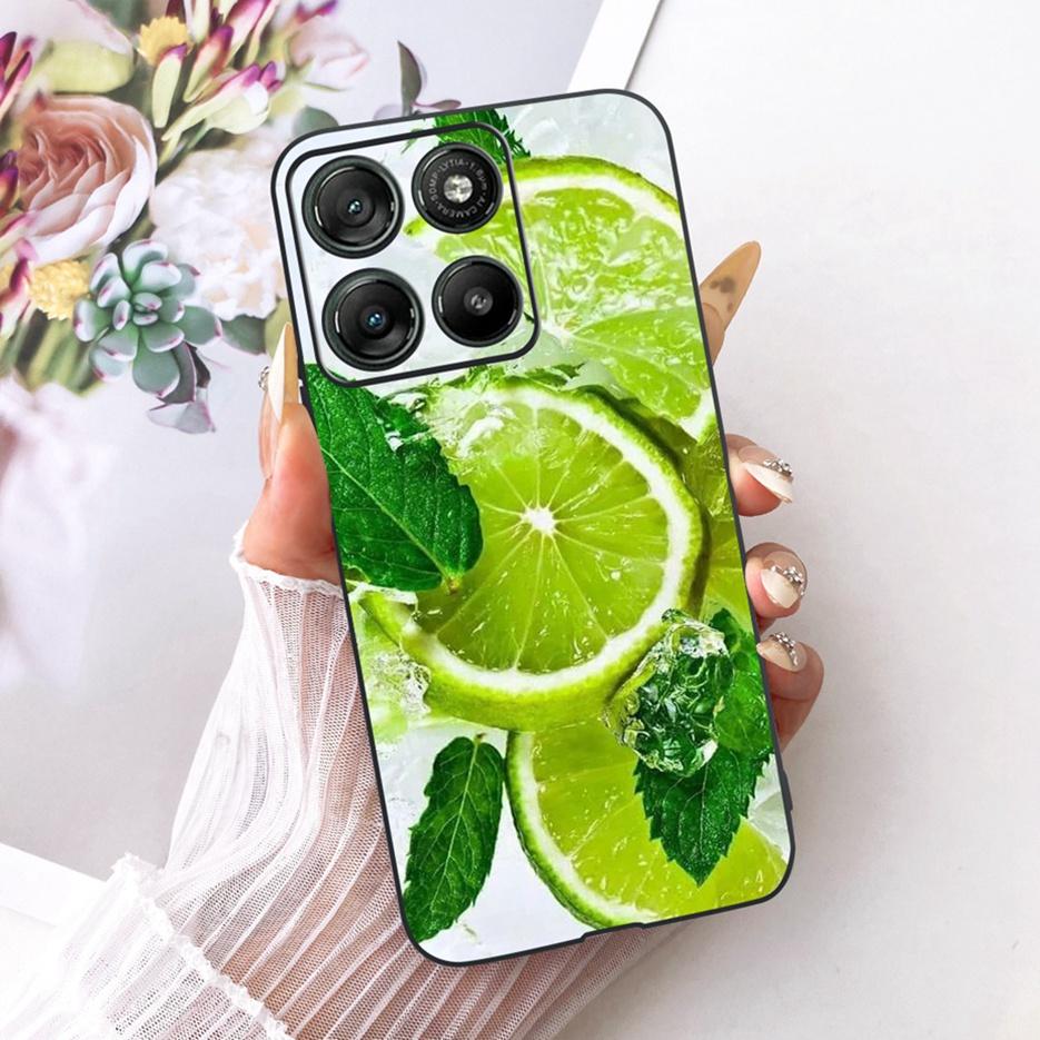 For Motorola Moto G15 Power Case Moto G17 Cute Love Heart Painted Cover Soft Silicone Case For Motorola G17 Power MotoG15 Fundas
