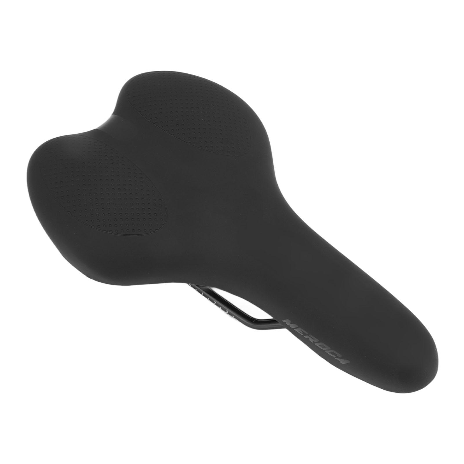 Велосипедное седло Черное Удобное Губка Водонепроницаемое Мягкое Износостойкое Эргономичный дизайн Дышащее Велосипедное седло