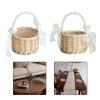 Charming Accent Wedding Basket Willow Basket Woven Flower Basket