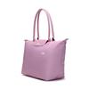 Longchamp Polyamide Canvas With Cow Leather Canvas Bag, One Shoulder Handbag Large Womens Pink
