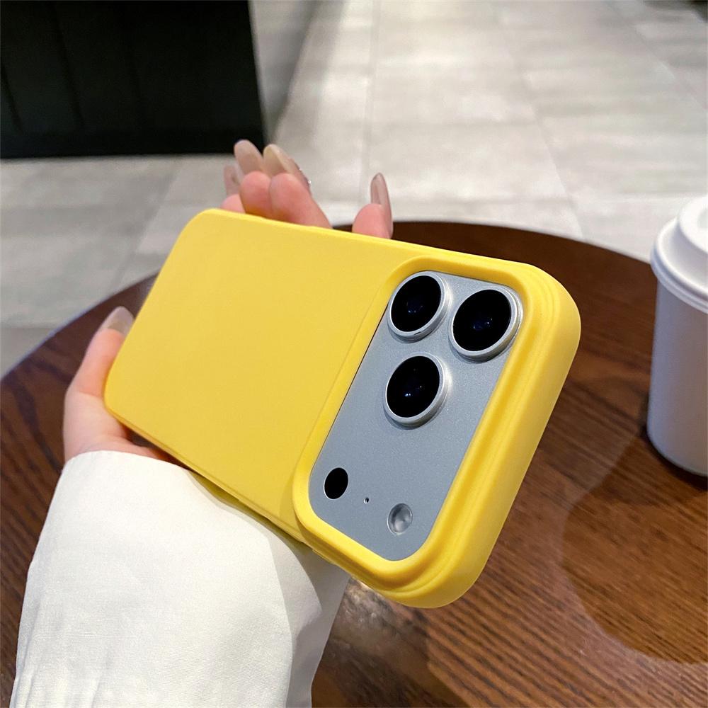 Office Frosted Plain Phone Case for Apple IPhone 17 Air 16 Plus 15 14 13 12 Pro Max Silicone Soft Protective Back Cover