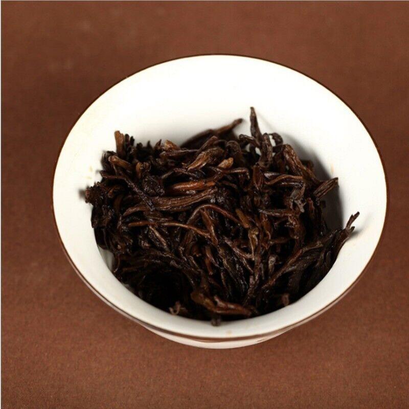 500g Yunnan Puerh Tea 2018 Menghai Ancient Tree Golden Bud Loose Tea Cooked Tea