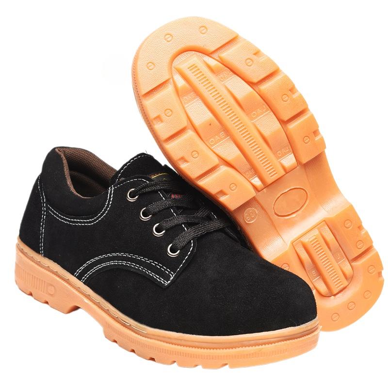 Labor Insurance Shoes, Construction Site Workshop Protective Shoes, Beef Tendon Soles, Anti-smashing, Stab-proof, Acid and Alkali-resistant Work Shoes
