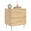 Nightstand Sonoma Oak 40 X 35 X 47.5 Cm Engineered Wood