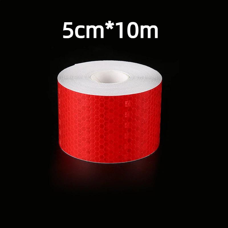 Car Safety Reflective Tape 5cm*10M High Visibility Waterproof Warning Sticker for Vehicle Truck Motorcycle Road Marking