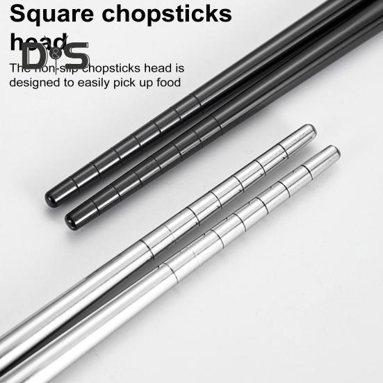 Stainless Steel Cutlery Set 4-Piece Retro Tableware Fork Spoon Chopsticks Knife with Storage Bag Mirror Polished Dishwasher Safe Cutlery Set for Home