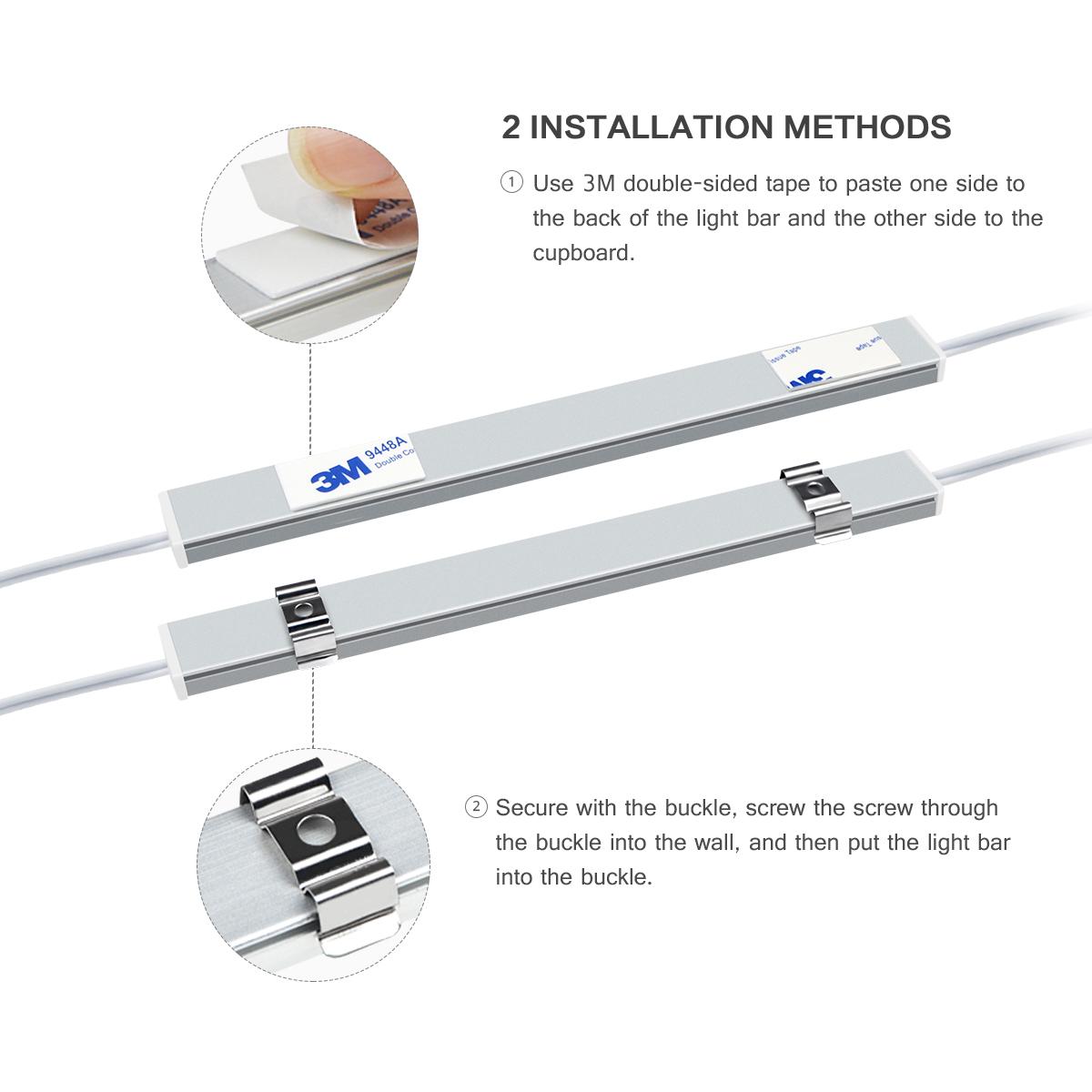 

Led Under Cabinet Lights Hand Sweep Sensor LED Lamp Cocina For Kitchen Bedroom Night Light Wardrobe Bed Lamps Luminaria