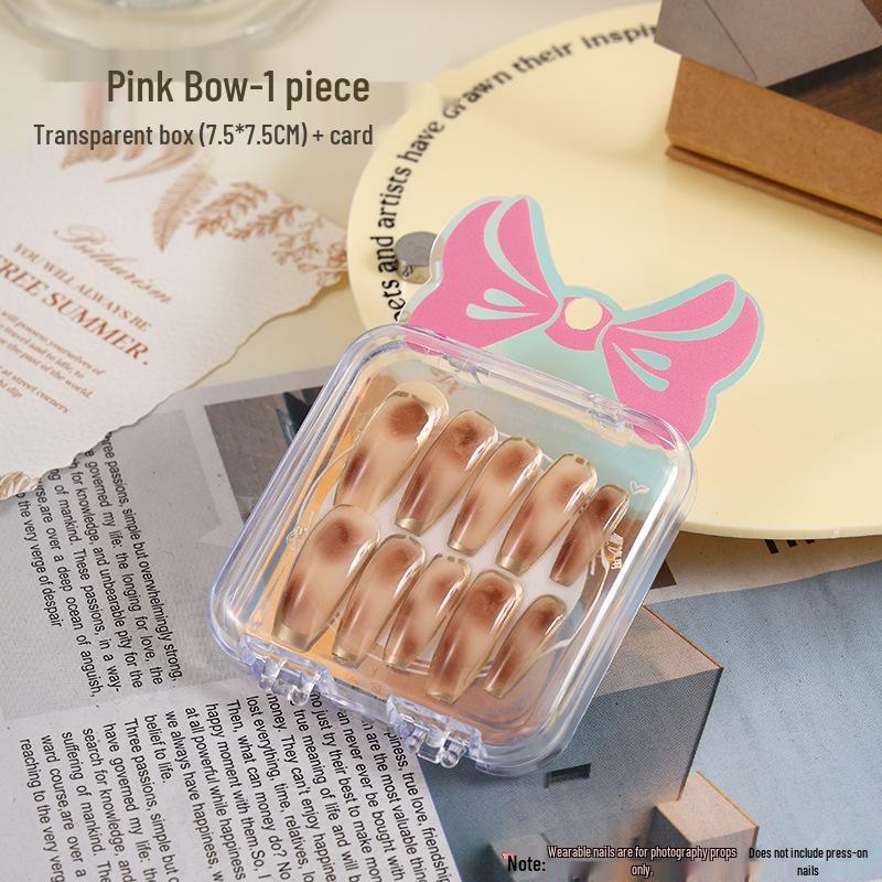 Clear Flip-Top Nail Art & Jewelry Storage Box