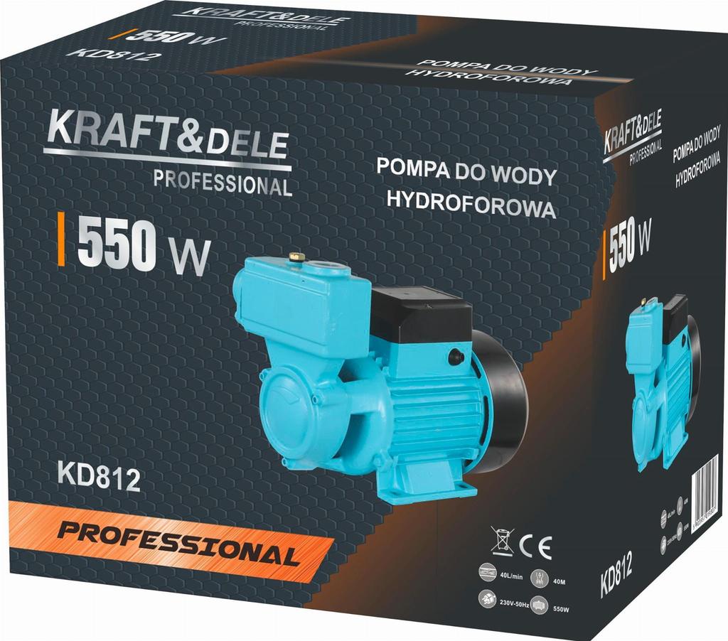 Pompa Do Wody Hydroforowa 550W 40L/min KD812