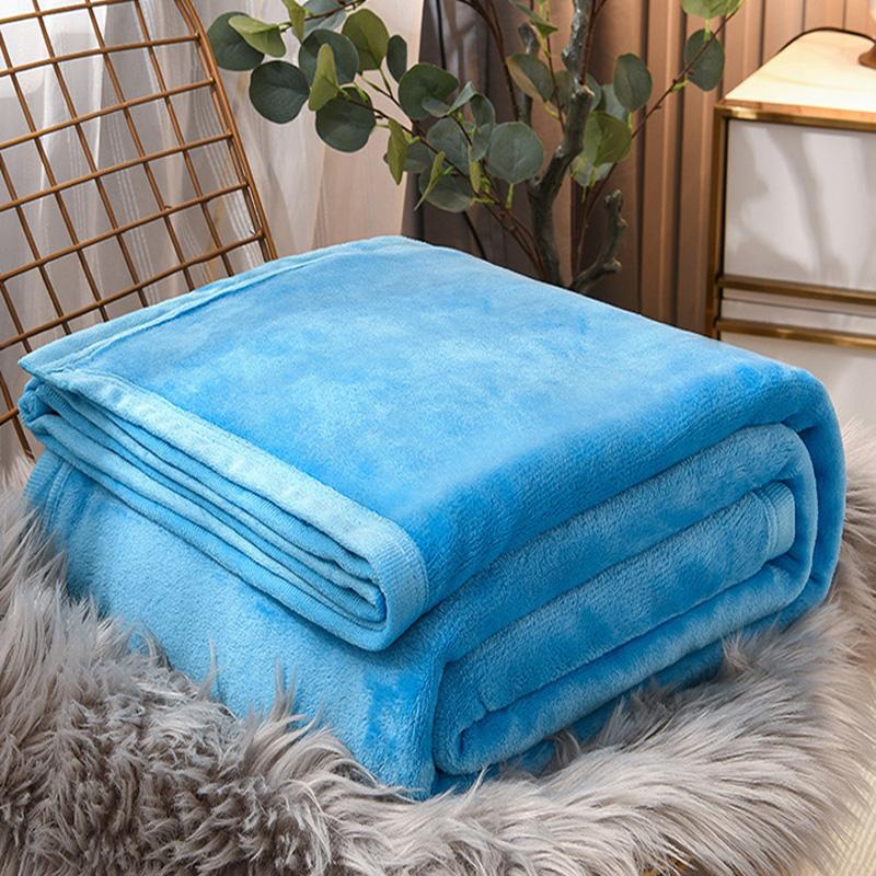 Modern Solid Color Throw Blanket Comfy and Cozy Lightweight Super Soft Blanket for Home Couch Sofa Bed Bedspread Travel Camping
