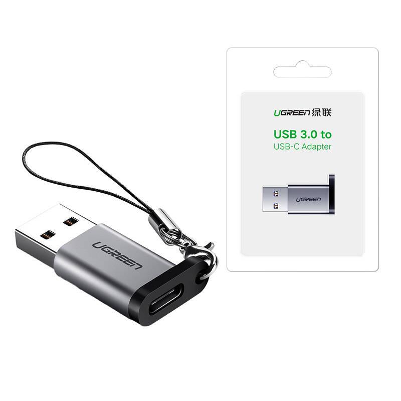 Adapter Usb 3.0 Do Usb-C 3.1 Pd Ugreen  Us276 (Szary)