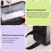 1/3pcs Transparent Makeup And Toiletries Bag, Large Capacity Pvc Semi Transparent Frosted Portable Storage Bag