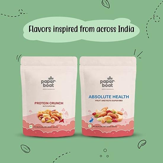 Paper Boat Smoked and Roasted Nuts Combo | Mixed Nuts & Salted Cashews (2 X 200gms)
