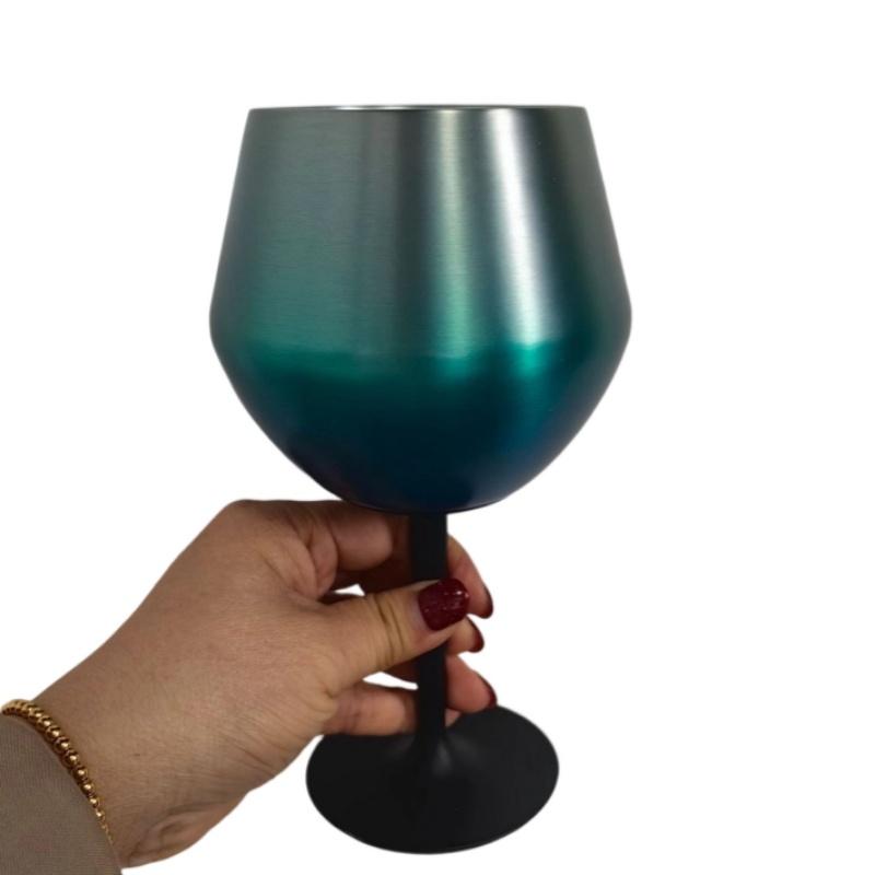 14-Ounce Portable Red Wine Glass 304 Stainless Steel Insulated Detachable Design for Outdoor Light Drinks