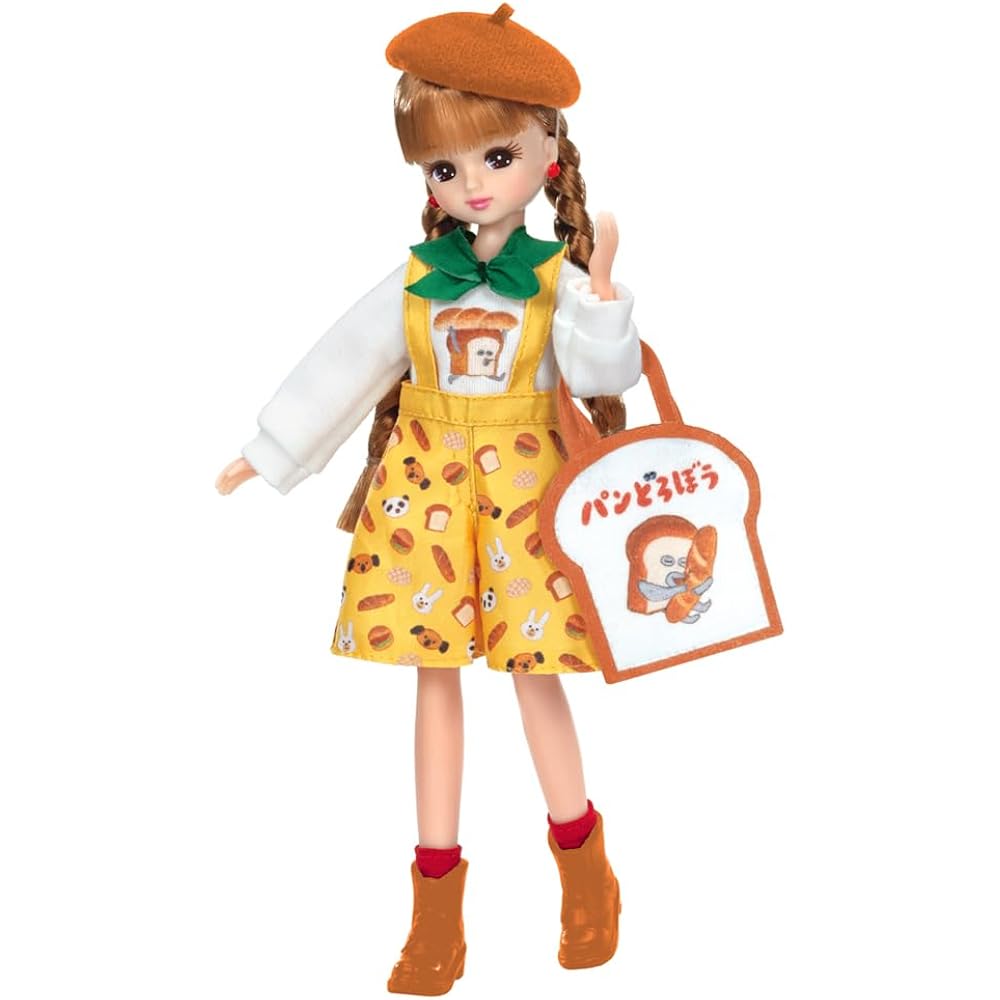 TAKARA TOMY (TAKARA TOMY) Licca-chan Doll Pan Dorobou Daisuki Licca-chan Dress Up Toy 3 years and up