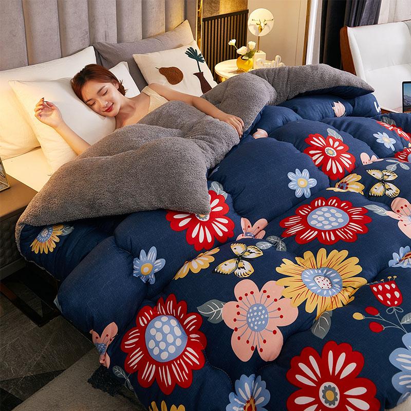 

Зимнее одеяло из овечьего бархата 5 кг, Односпальное, Двуспальное, Домашнее, Гостиничное, Наполнитель для одеяла 1,5 м, Утолщенное, 1,8 м, Роскошное одеяло, Супертеплое одеяло 150x200cm 2.5kg