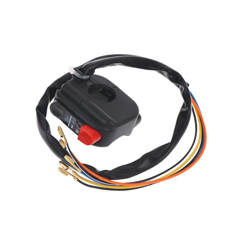 Motorcycle Switch Handlebar Mount Start Stop Kill On Off Button Side Switch 12V For Atv Motorcycles Scooters
